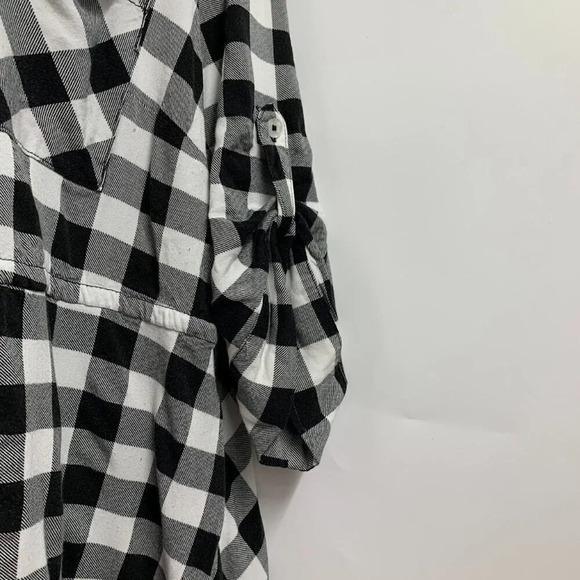 Torrid Women's‎ Babydoll Stretch Challis Zip-Front Tunic Top Size XL - Picture 5 of 12